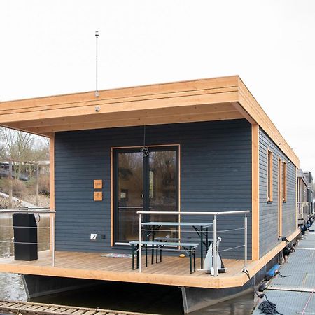 Komfort-Hausboot Diva Mit Kamin Hamburgo Exterior foto